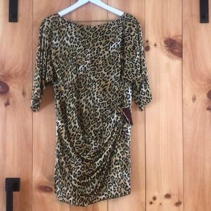 Stunning Just Cavalli Leopard Print miniDress 42/6